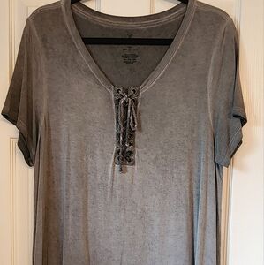 AMERICAN EAGLE Soft & Sexy Gray T-Shirt XL
